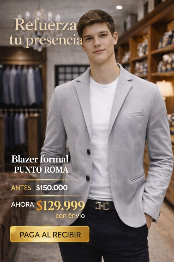 BLAZER PUNTO ROMA PARA CABALLERO - Imagen 2