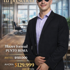 BLAZER PUNTO ROMA PARA CABALLERO