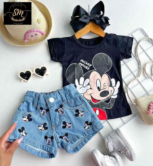 CONJUNTO DE SHORT PARA NIÑA - Imagen 3