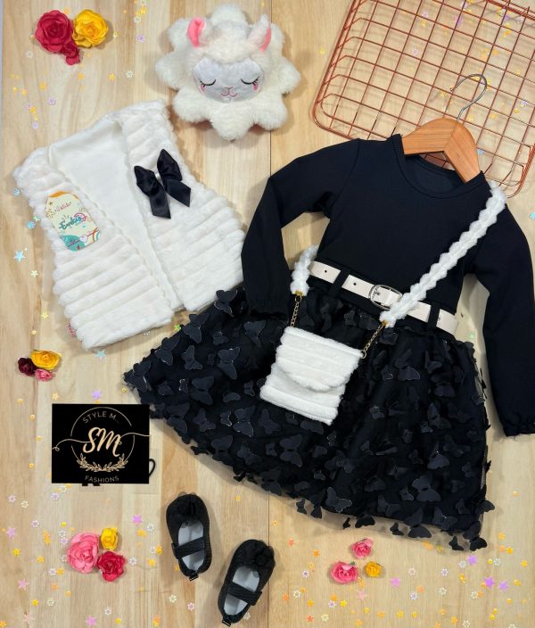 VESTIDO PELUCHE CON MARIPOSA EN 3D - Imagen 15