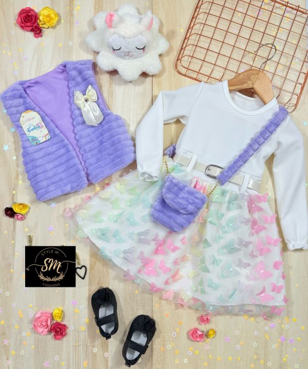 VESTIDO PELUCHE CON MARIPOSA EN 3D - Imagen 14