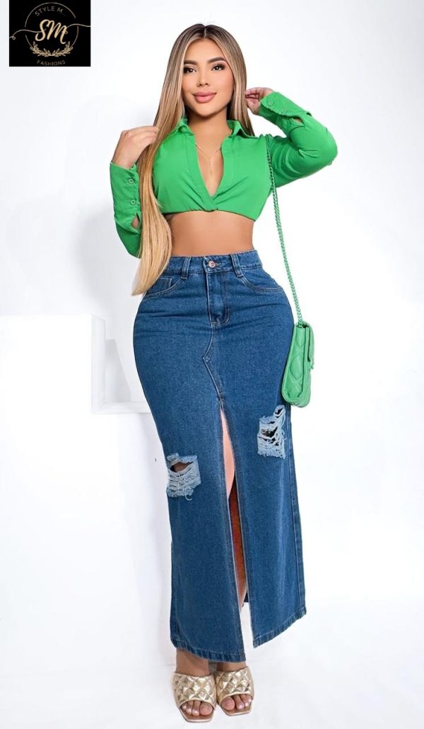 FALDA DENIM - Imagen 5