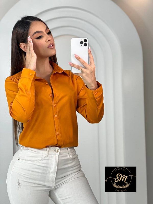 ELEGANTES CAMISAS MANGA LARGA PARA DAMA - Imagen 14