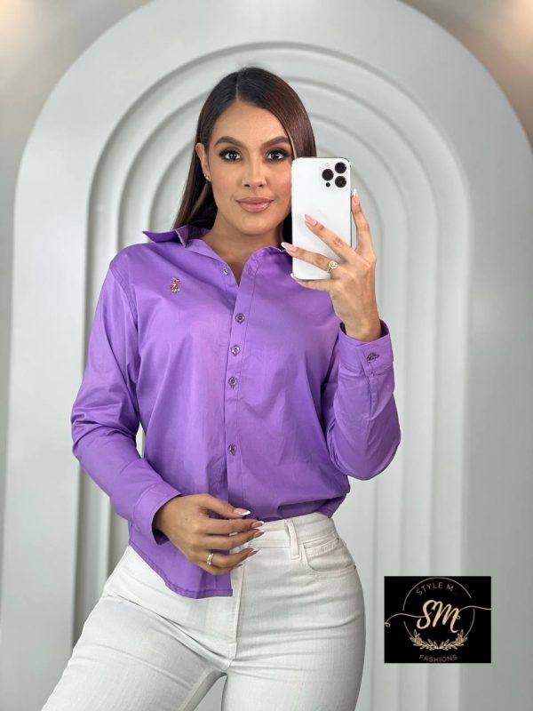 ELEGANTES CAMISAS MANGA LARGA PARA DAMA - Imagen 13