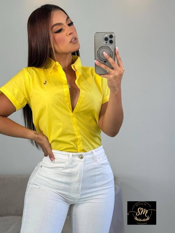 BLUSA MANGA CORTA PARA DAMA - Imagen 19