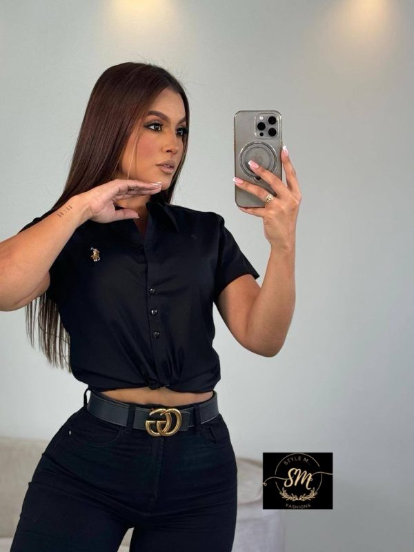 BLUSA MANGA CORTA PARA DAMA - Imagen 15