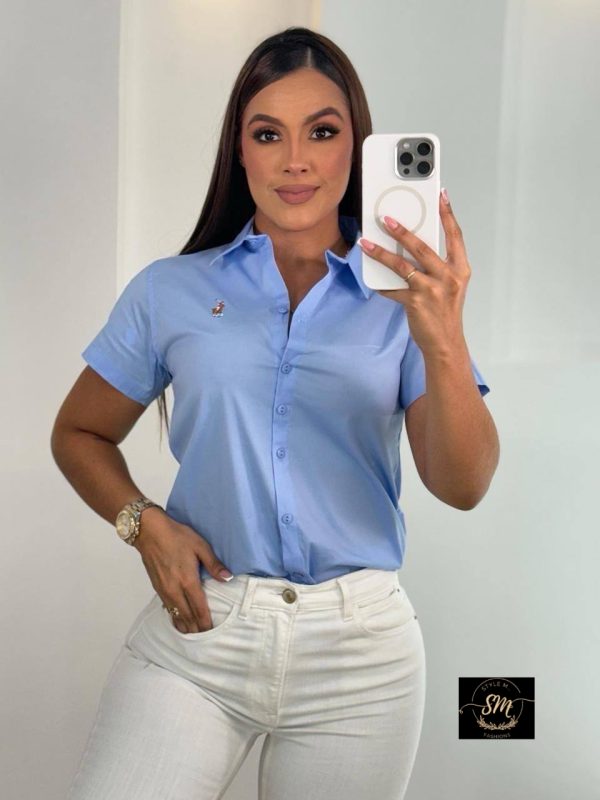 BLUSA MANGA CORTA PARA DAMA - Imagen 7