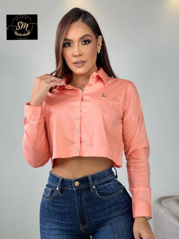 CAMISA MANGA LARGA OVERSIZE PARA DAMA - Imagen 18