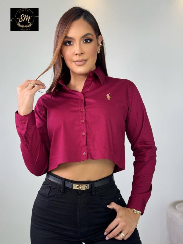 CAMISA MANGA LARGA OVERSIZE PARA DAMA - Imagen 11