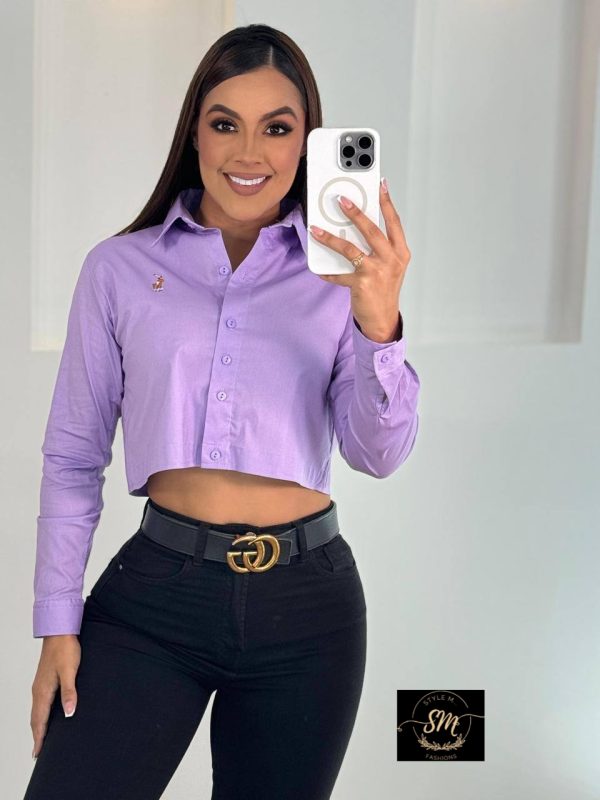 CAMISA MANGA LARGA OVERSIZE PARA DAMA - Imagen 10