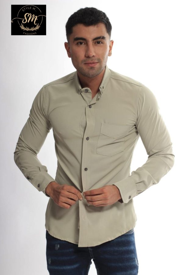 CAMISA MANGA LARGA PARA CABALLERO - Imagen 5