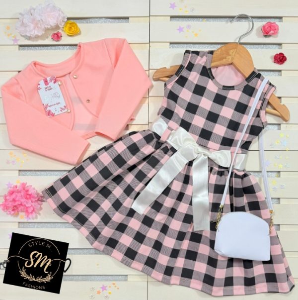 VESTIDO UNICOLOR PARA NIÑA - Imagen 9