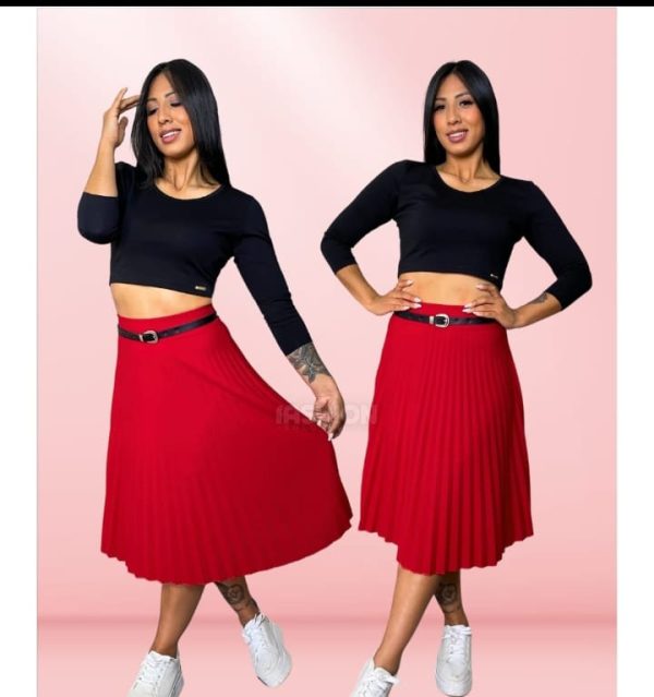 FALDA PLISADA  3/4 - Imagen 4