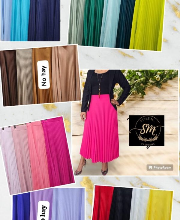 FALDA PLISADA  LARGA - Imagen 10