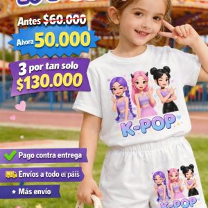 CONJUNTO PARA NIÑA K-POP